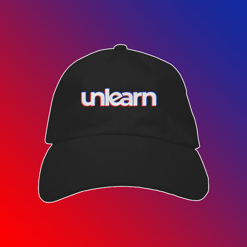 Unlearn Dad Hat: Black